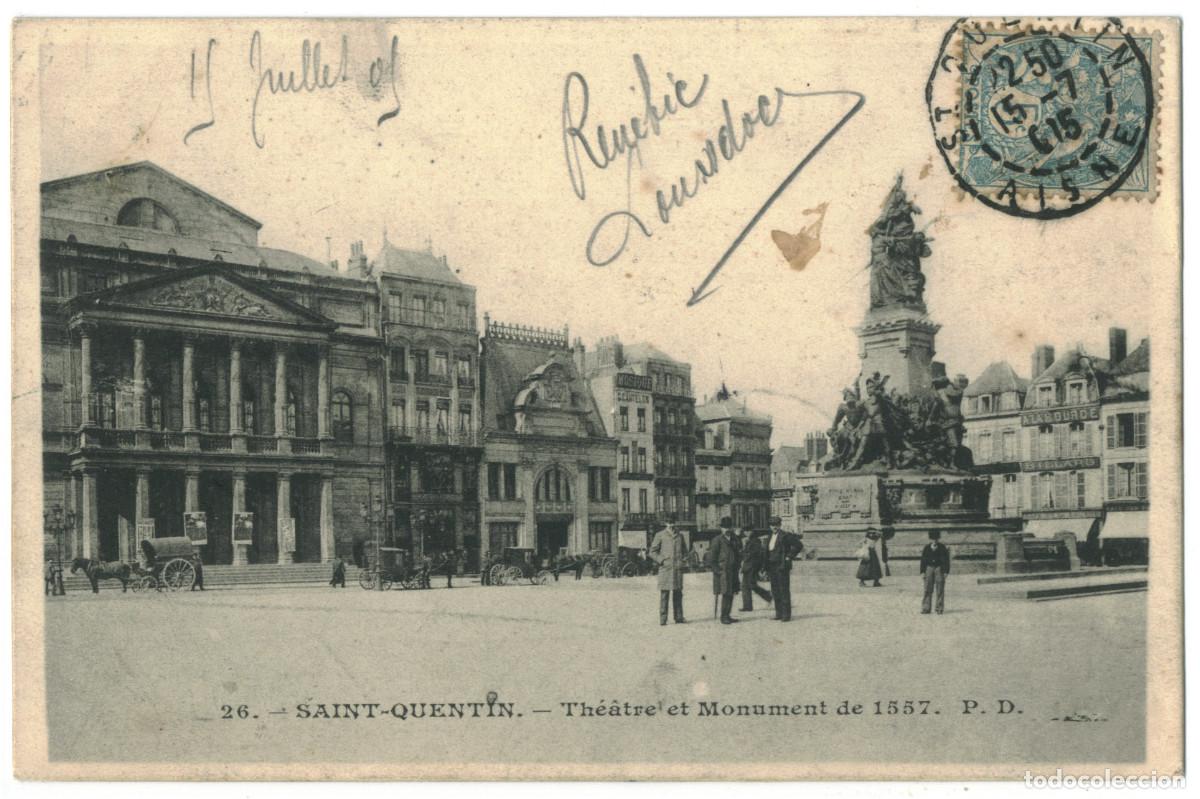 Postales: SAINT-QUENTIN_Th&eacute;&acirc;tre_P.D. 26 / Teatros Francia