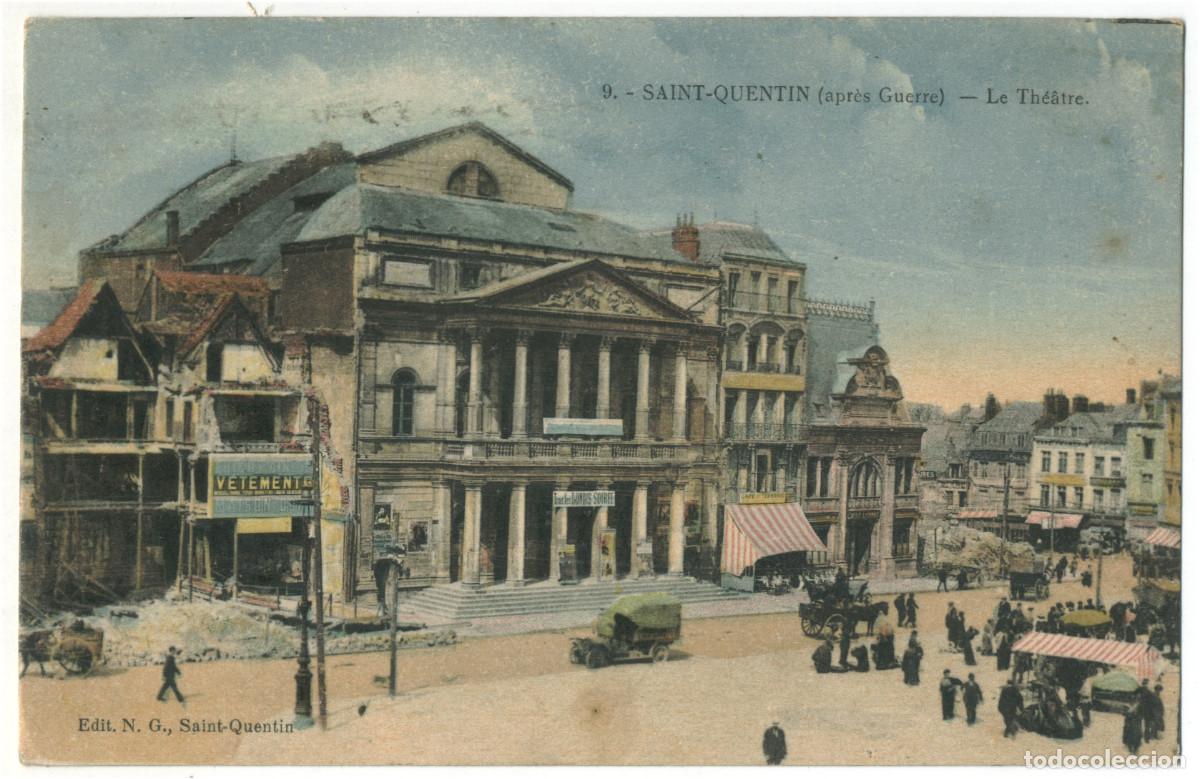 Postales: SAINT-QUENTIN_Th&eacute;&acirc;tre_N.G. 9 / Teatros Francia
