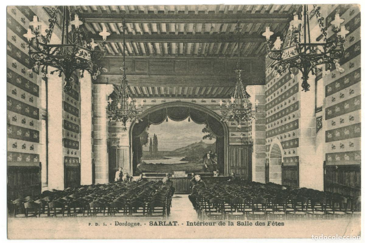 Postales: SARLAT_Salle des F&ecirc;tes_P.Daudrix / Teatros Francia