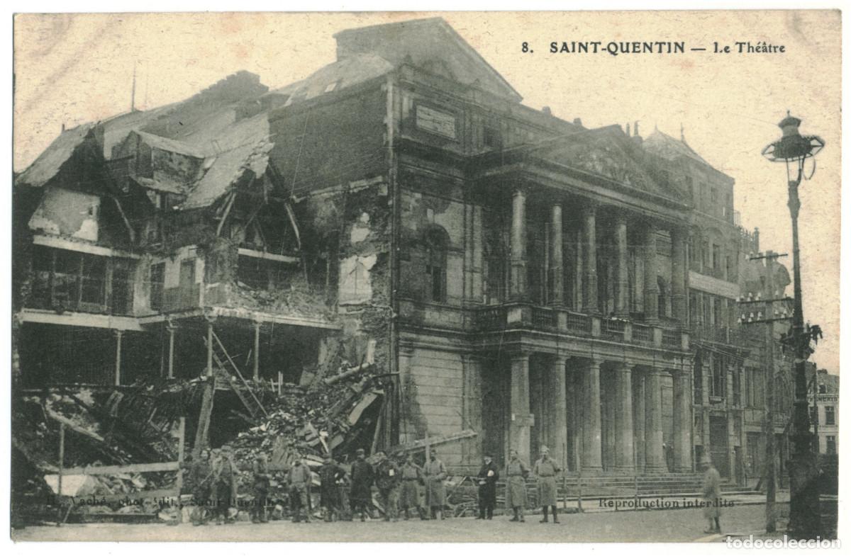 Postales: SAINT-QUENTIN_Th&eacute;&acirc;tre_H. Vach&eacute; & Le Delfy 8 / Teatros Francia