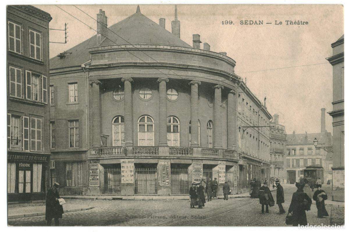 Postales: SEDAN_Th&eacute;&acirc;tre_Suzanne Pierson 199 / Teatros Francia