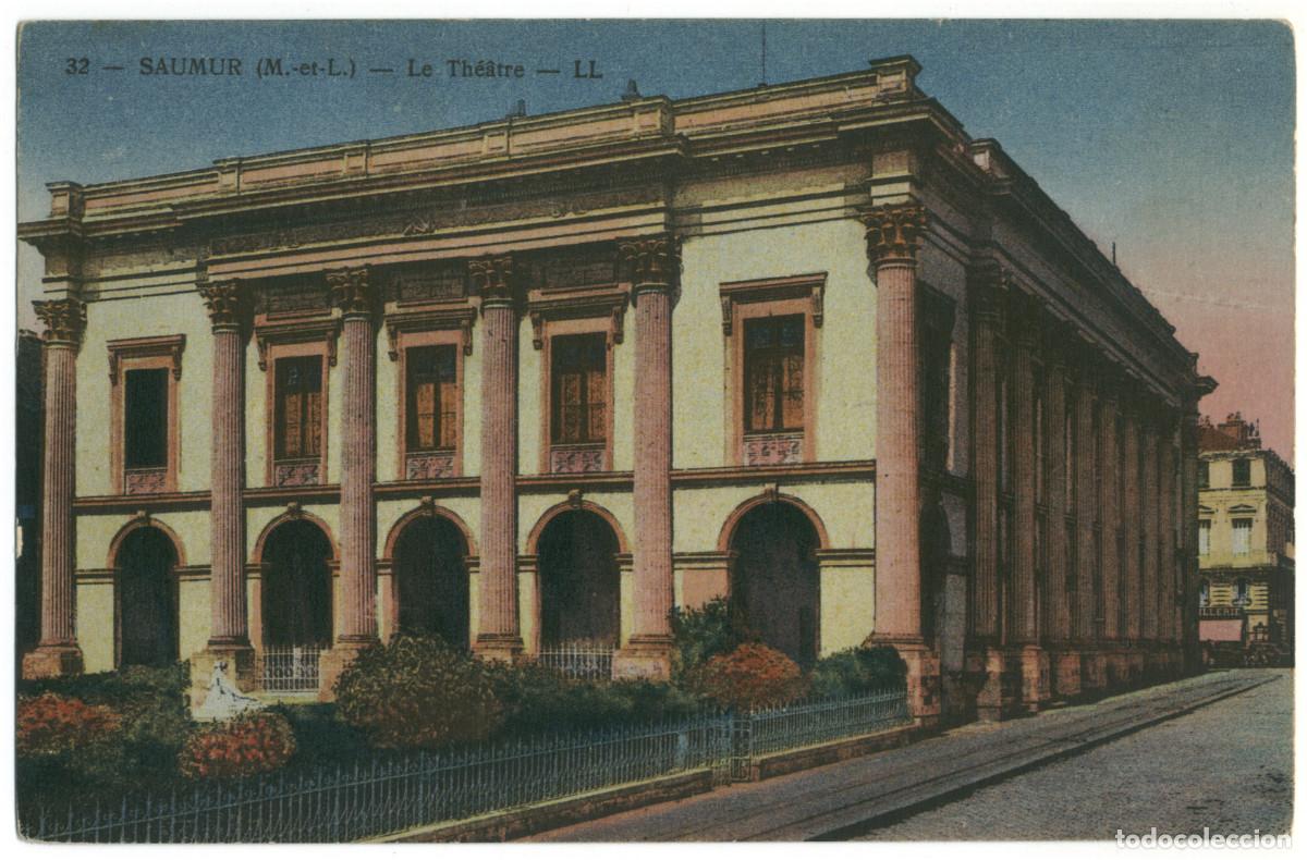 Postales: SAUMUR_Th&eacute;&acirc;tre_L&eacute;vy et Neurdein 32 / Teatros Francia