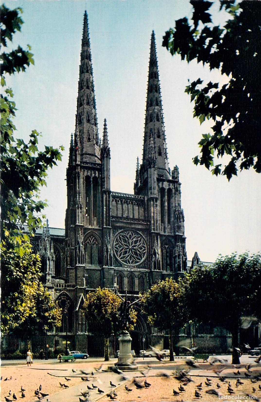 Postales: Postal de la Catedral de Saint-Andr&eacute; en Burdeos, Francia