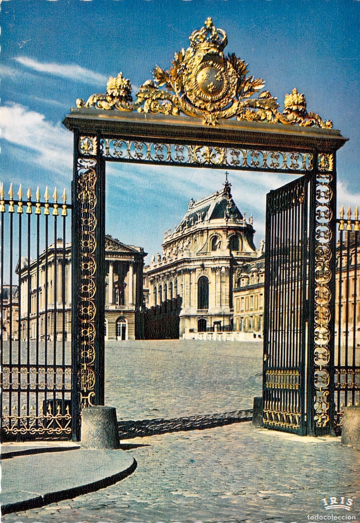 Postales: Postal de Versalles La Grille d'Honneur Reja de Honor