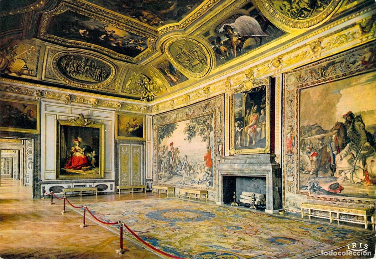 Postales: Postal del Sal&oacute;n de Marte en el Palacio de Versalles
