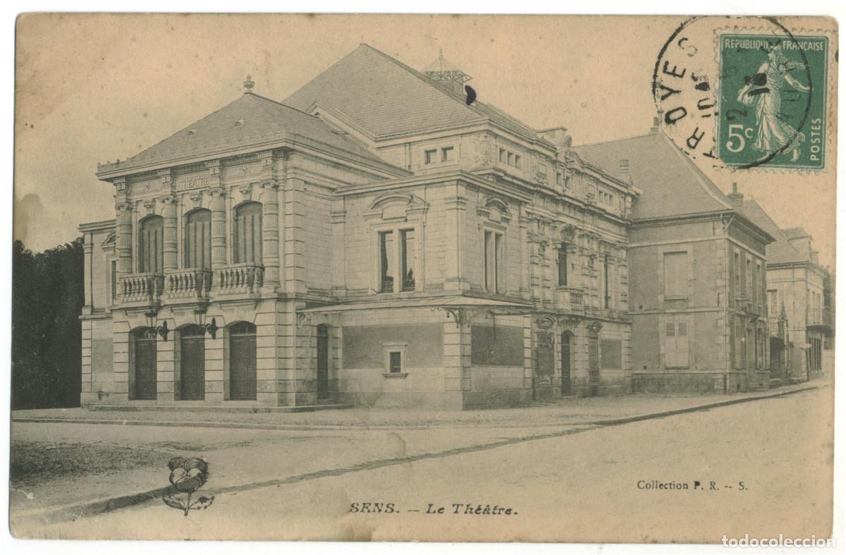 Postales: SENS_Th&eacute;&acirc;tre_P.R. / Teatros Francia