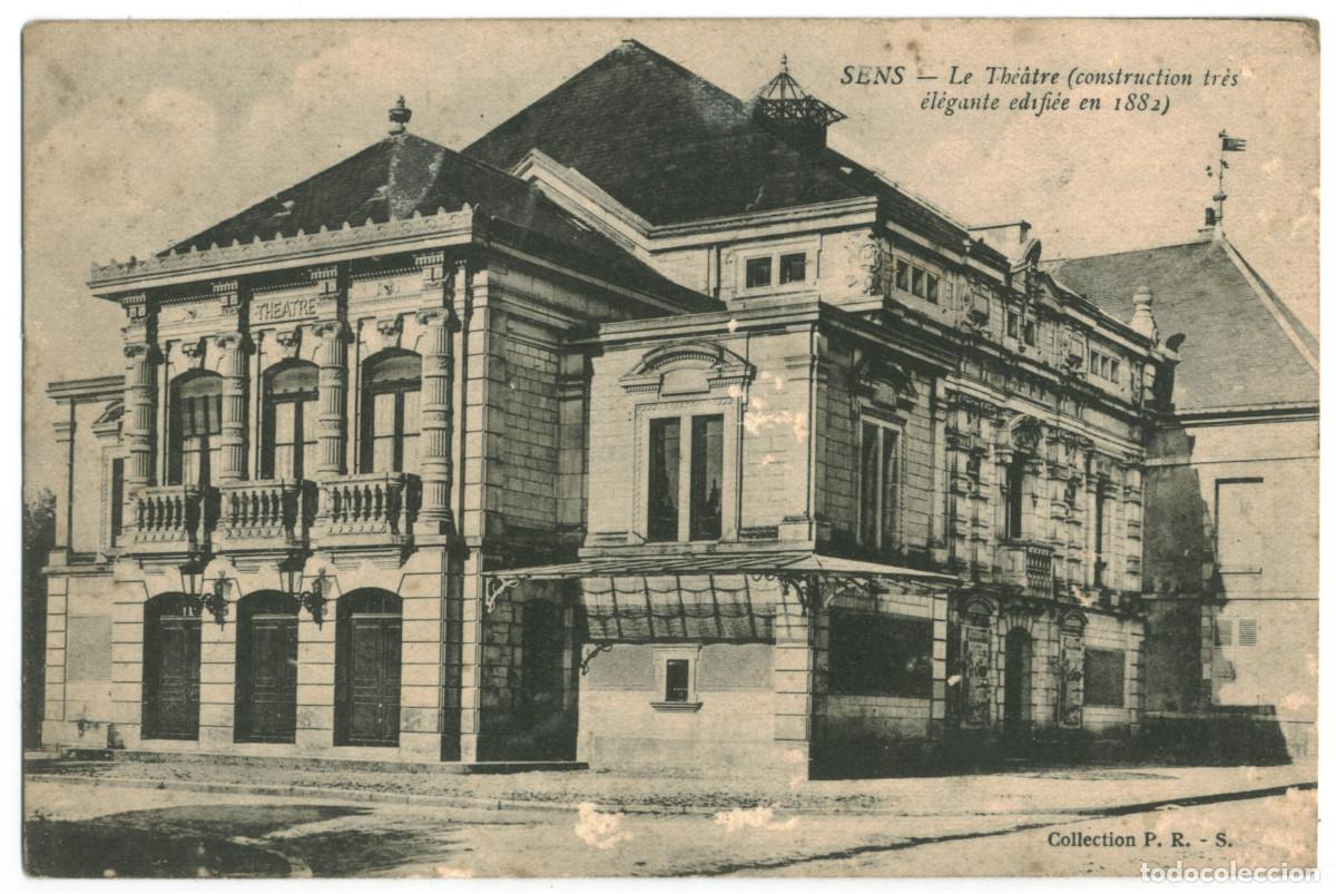Postales: SENS_Th&eacute;&acirc;tre_P.R / Teatros Francia