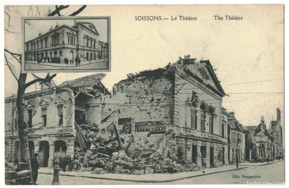Postales: SOISSONS_Th&eacute;&acirc;tre_Nougarede / Teatros Francia
