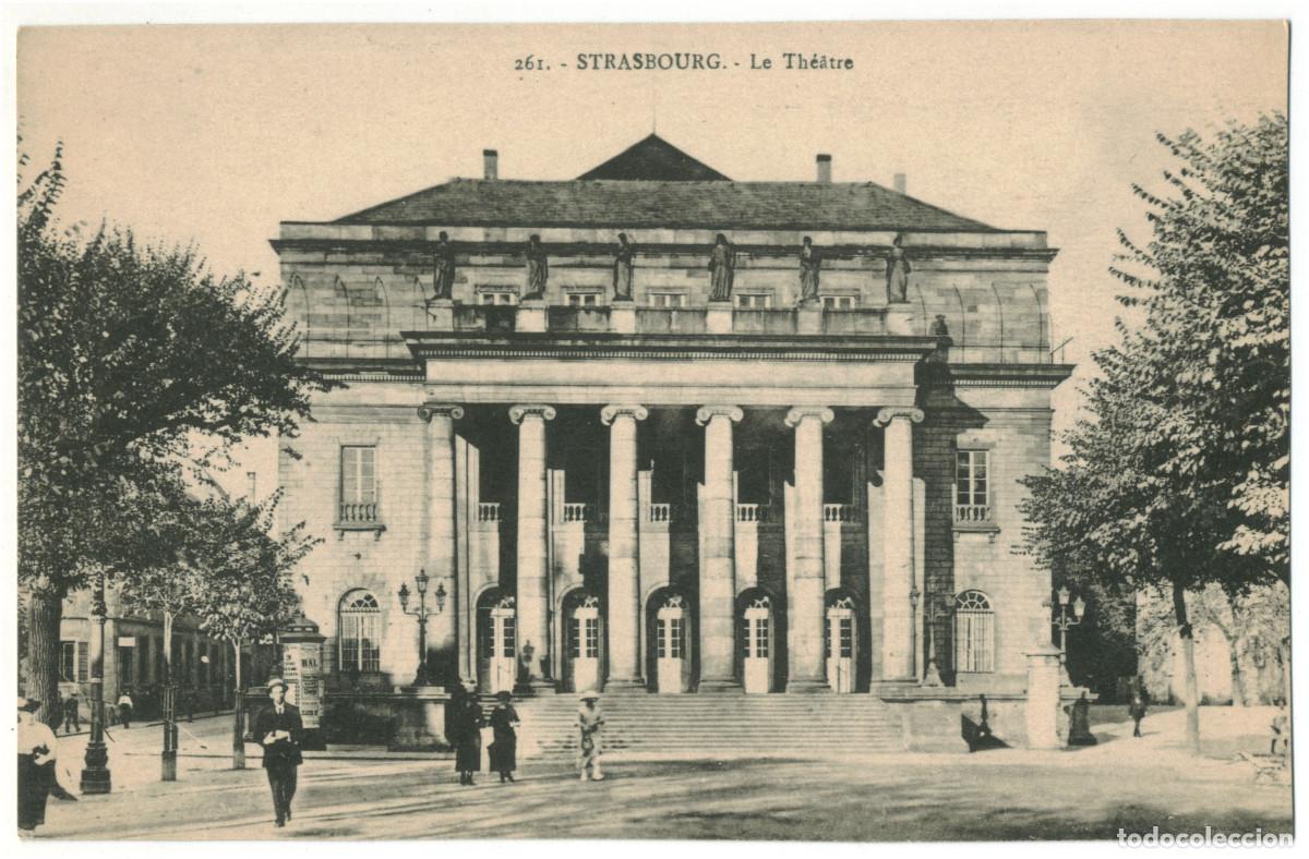 Postales: STRASBOURG_Th&eacute;&acirc;tre_Cath&eacute;drale 261 / Teatros Francia