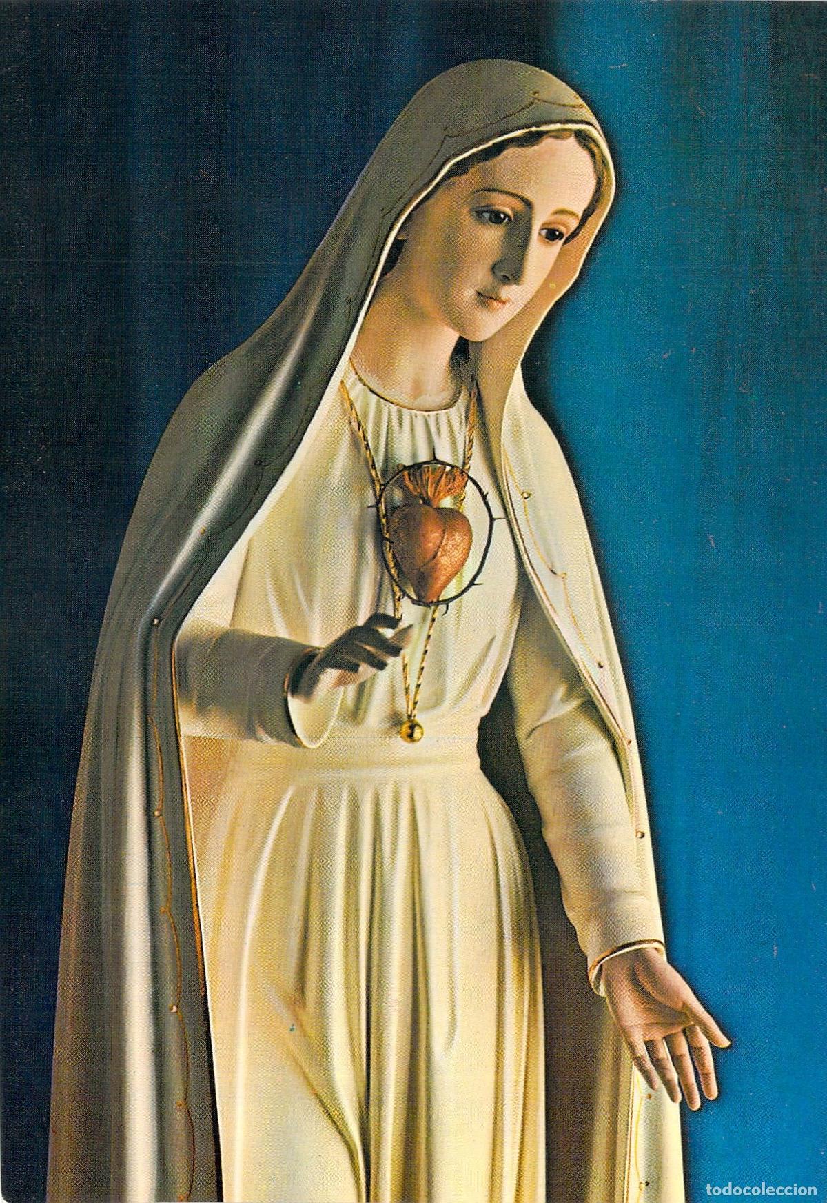 Postales: Postal Inmaculado Coraz&oacute;n de Mar&iacute;a F&aacute;tima Portugal