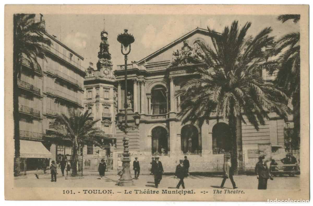 Postkarten: TOULON_Th&eacute;&agrave;tre Municipal_P. Braive 101 / Teatros Francia