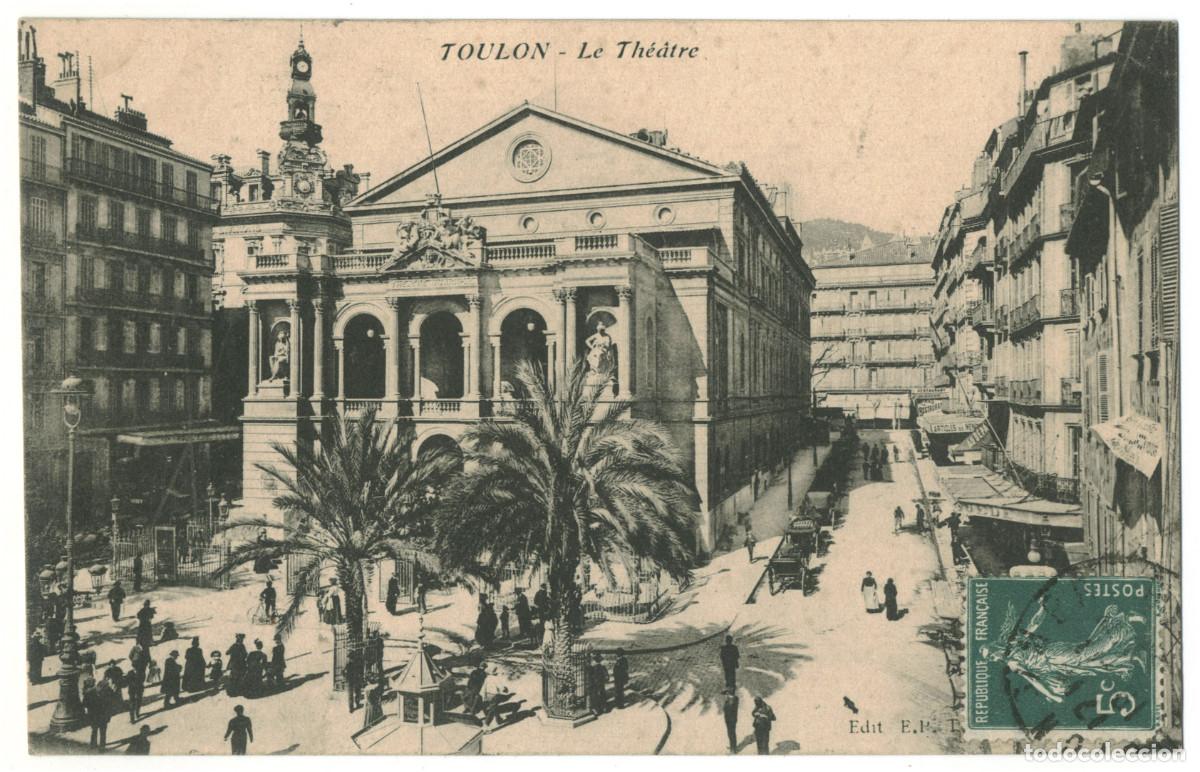 Postkarten: TOULON_Th&eacute;&agrave;tre_E.P / Teatros Francia