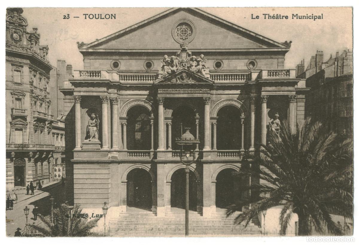 Postkarten: TOULON_Th&eacute;&agrave;tre Municipal_Catala & Lux 23 / Teatros Francia