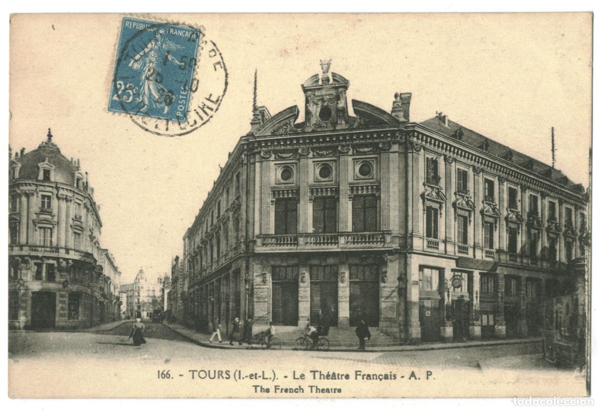 Cartoline: TOURS_Th&eacute;&acirc;tre Fran&ccedil;ais_A.P. 166 / Teatros Francia