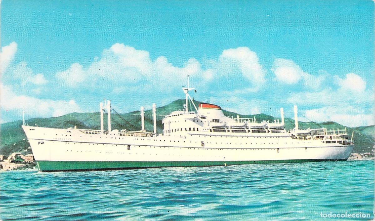 Cartes Postales: Postal del Buque de Pasajeros Donizetti de Italia Line