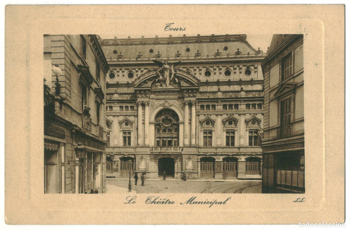 Cartoline: TOURS_Th&eacute;&acirc;tre Municipal_LL. 198 / Teatros Francia