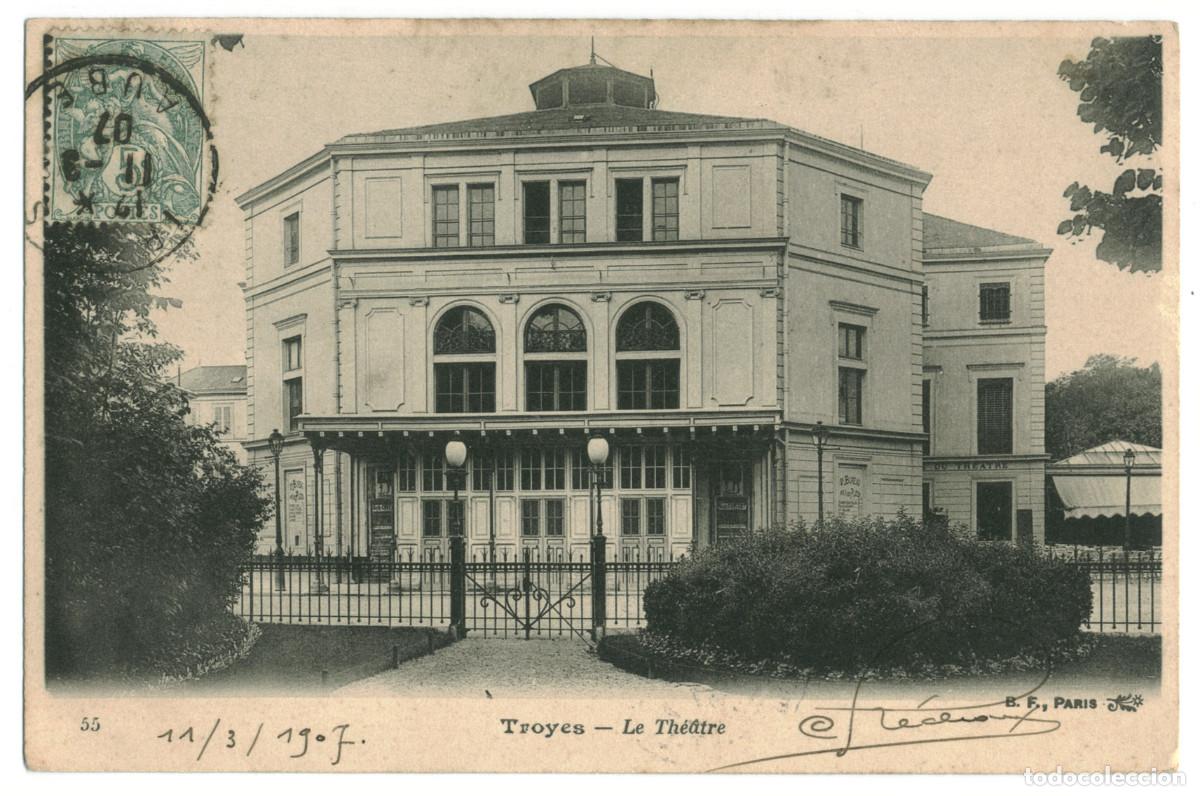 Cartes Postales: TROYES_Th&eacute;&acirc;tre_B.F. 55 / Teatros Francia