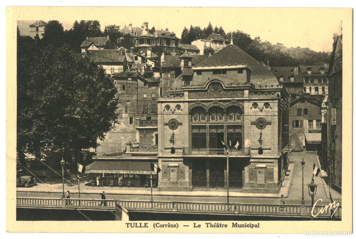 Cartes Postales: TULLE_Th&eacute;&acirc;tre Municipal_Ciny & Photo Combier Macon / Teatros Francia