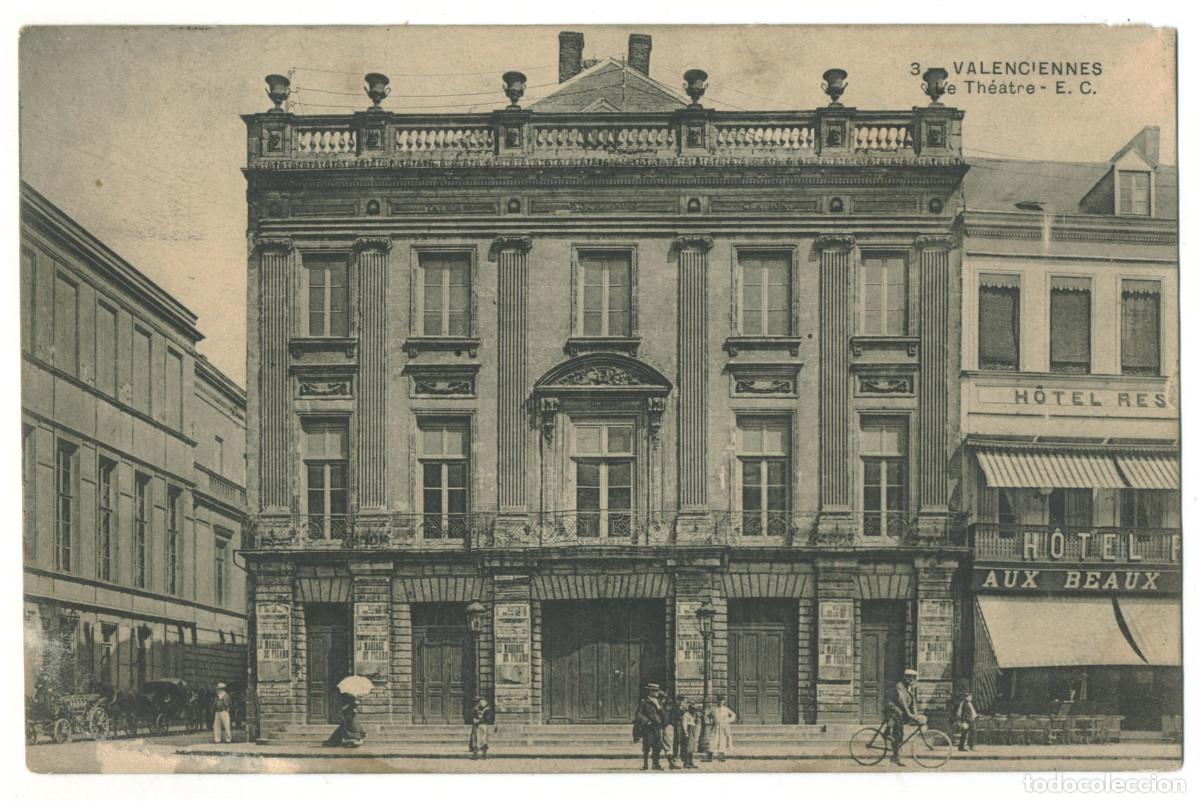 Cartes Postales: VALENCIENNES_Th&eacute;&acirc;tre_E.C. 3 / Teatros Francia