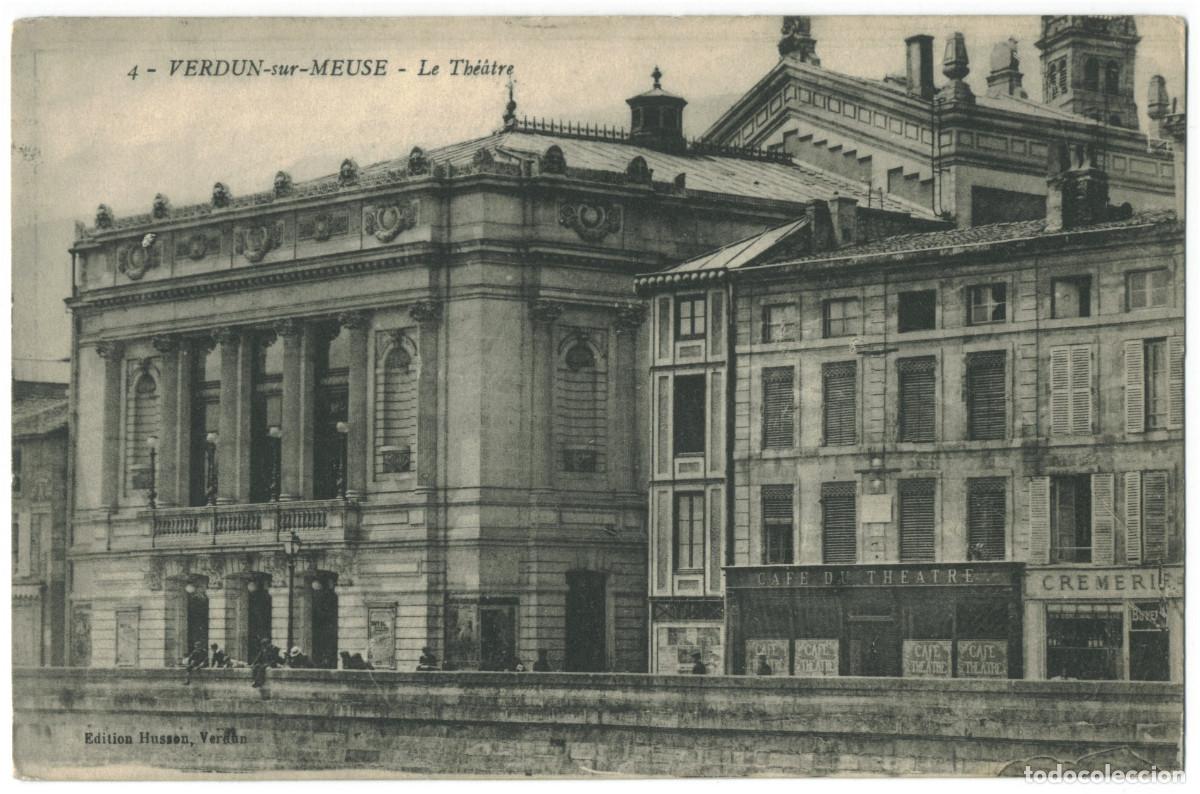 Cartes Postales: VERDUN-sur-MEUSE_Th&eacute;&acirc;tre_Husson 4 / Teatros Francia