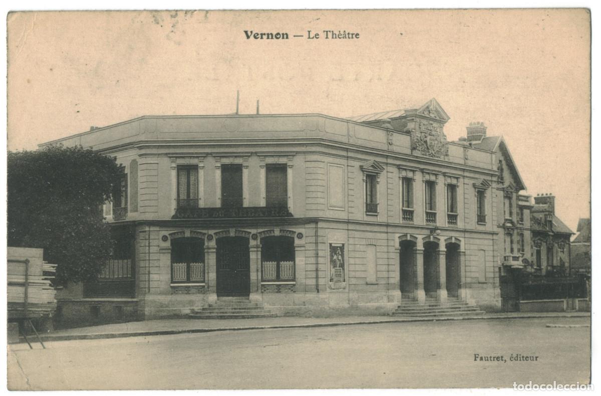 Cartes Postales: VERNON_Th&eacute;&acirc;tre_Fautret / Teatros Francia