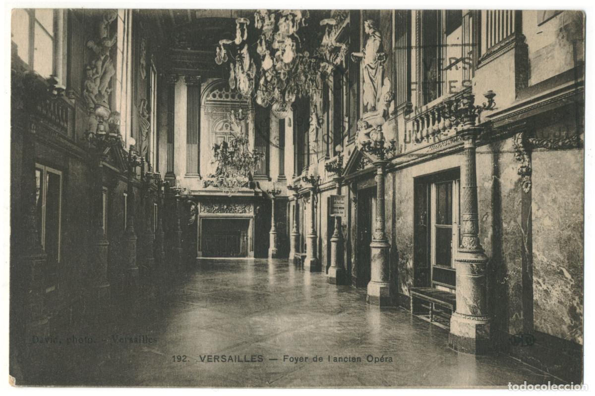 Cartes Postales: VERSAILLES_Op&eacute;ra Foyer_M. L. Deley & Photo David 192 / Teatros Francia