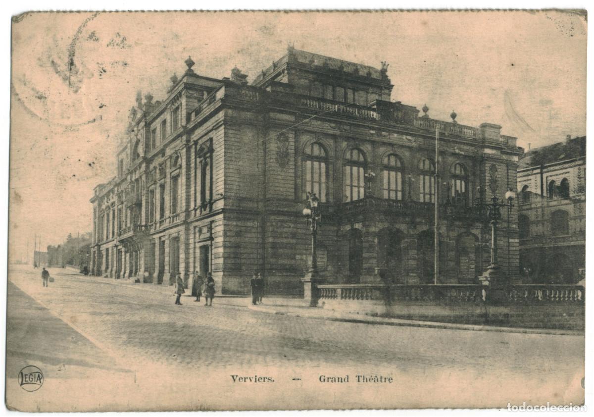 Cartoline: VERVIERS_Grand Th&eacute;&acirc;tre_Legia & Emile Dumont / Teatros Francia