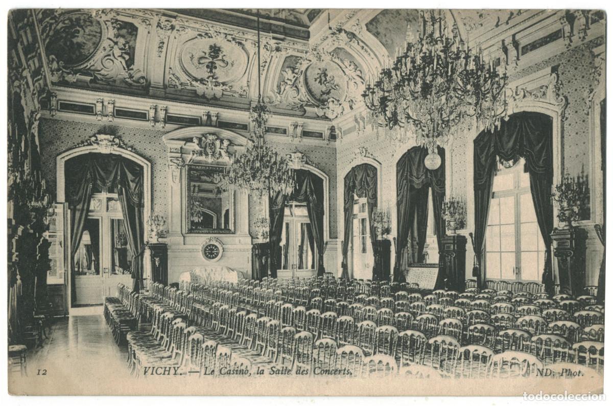 Postales: VICHY_Casino Salle des Concerts_ND 12 / Teatros Francia