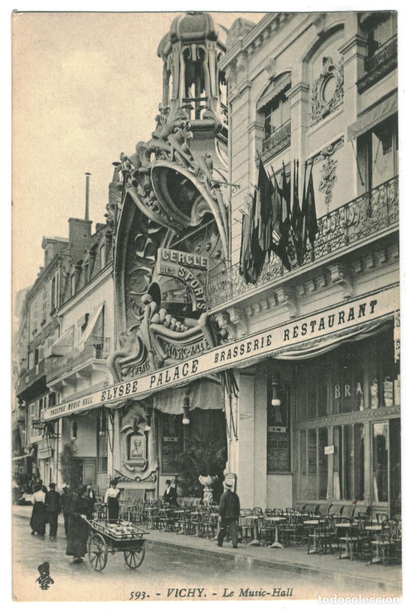 Postales: VICHY_Music Hall_TT 593 / Teatros Francia