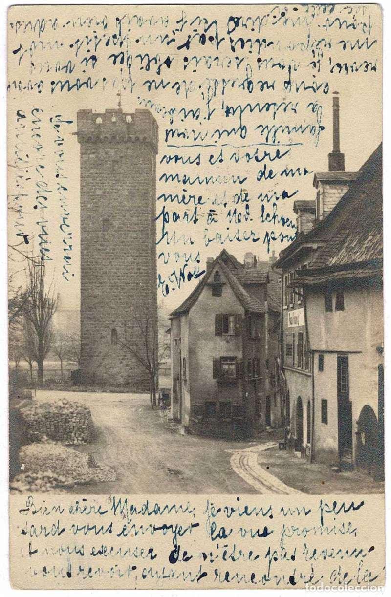 Postales: Postal Alemania. Heilbronn, Torre de Goetz. 1899