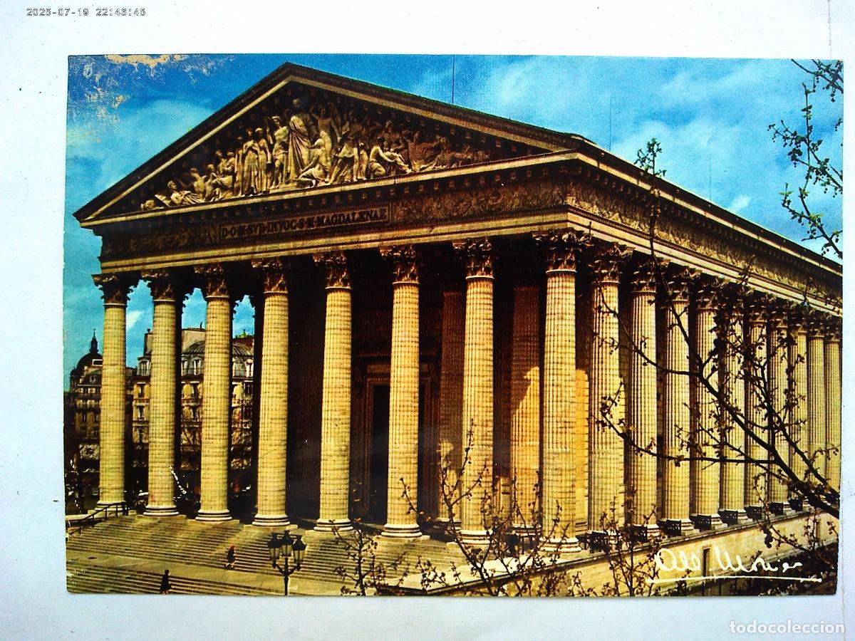 Postales: POSTAL DE PARIS ( FRANCIA ): IGLESIA DE LA MADELEINE . A&Ntilde;OS 60