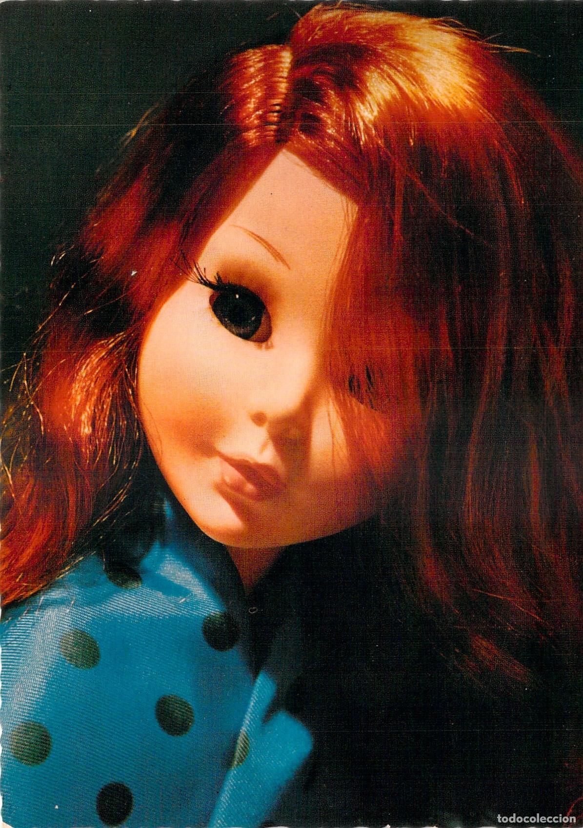 Postales: Postal de Mu&ntilde;eca Furga Italiana con Pelo Pelirrojo