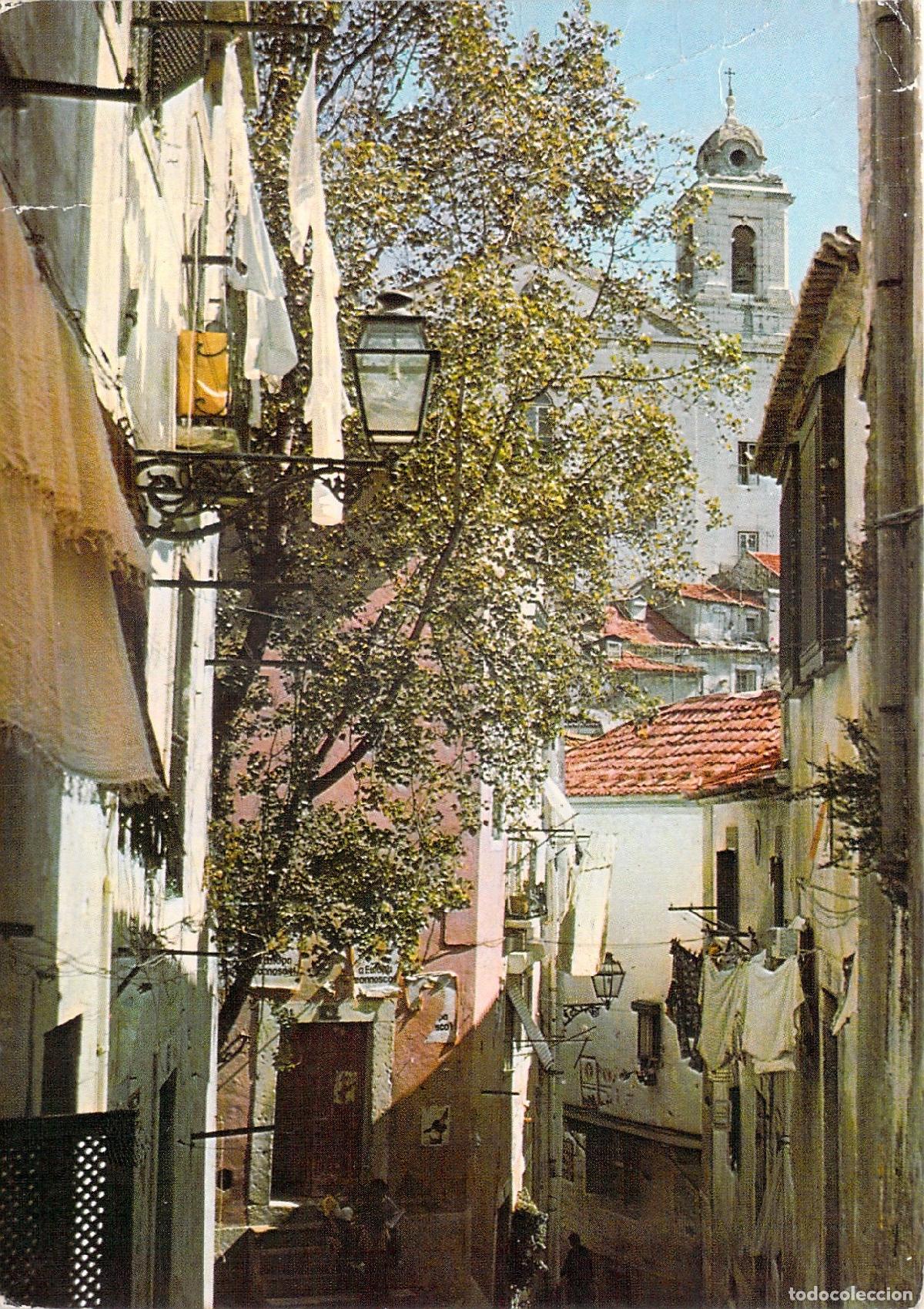 Postales: Postal de Lisboa Alfama Zona T&iacute;pica de la Ciudad