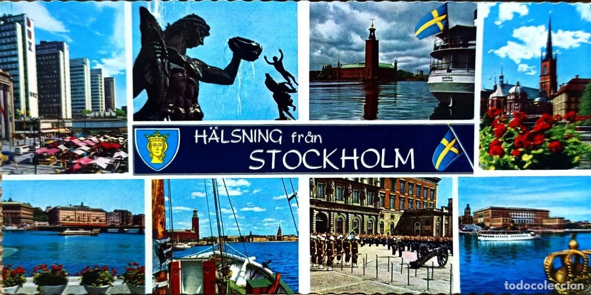 Postales: POSTAL HALSING STOCKHOLM GRAN FORMATO
