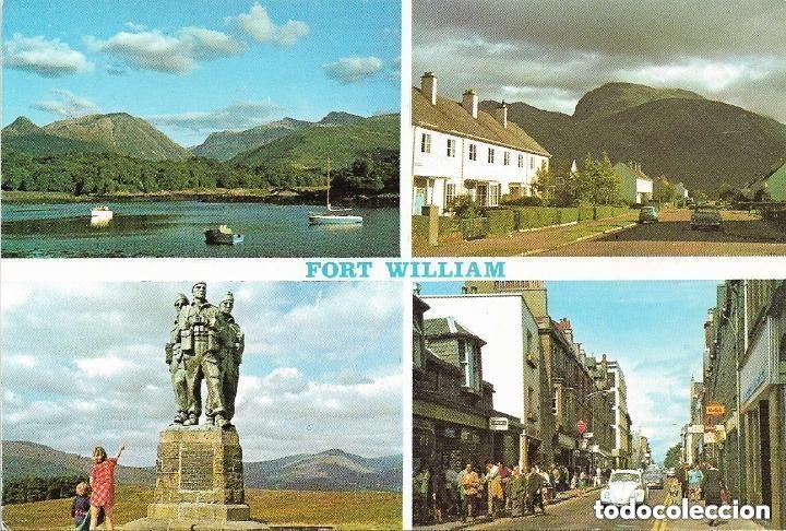 Postales: POSTAL FORT WILLIAM (ESCOCIA) VARIAS VISTAS - ROBERTO MATASSA 7752 - SIN CIRCULAR