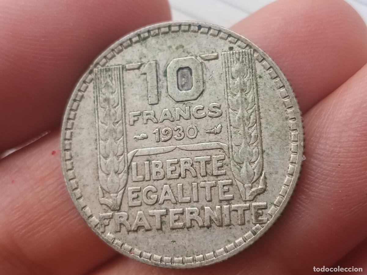 Postales: Francia 10 francos de plata 1930