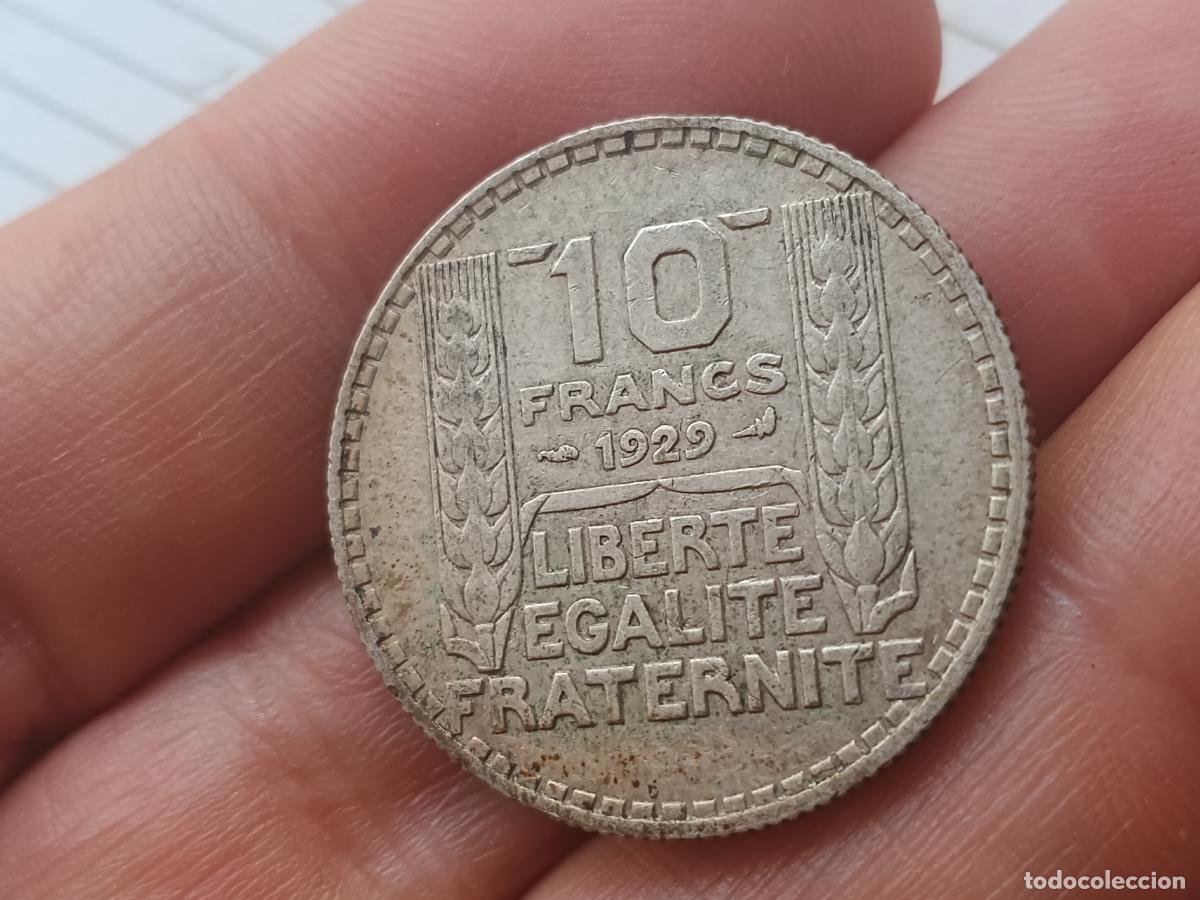 Postales: Francia 10 francos de plata 1930