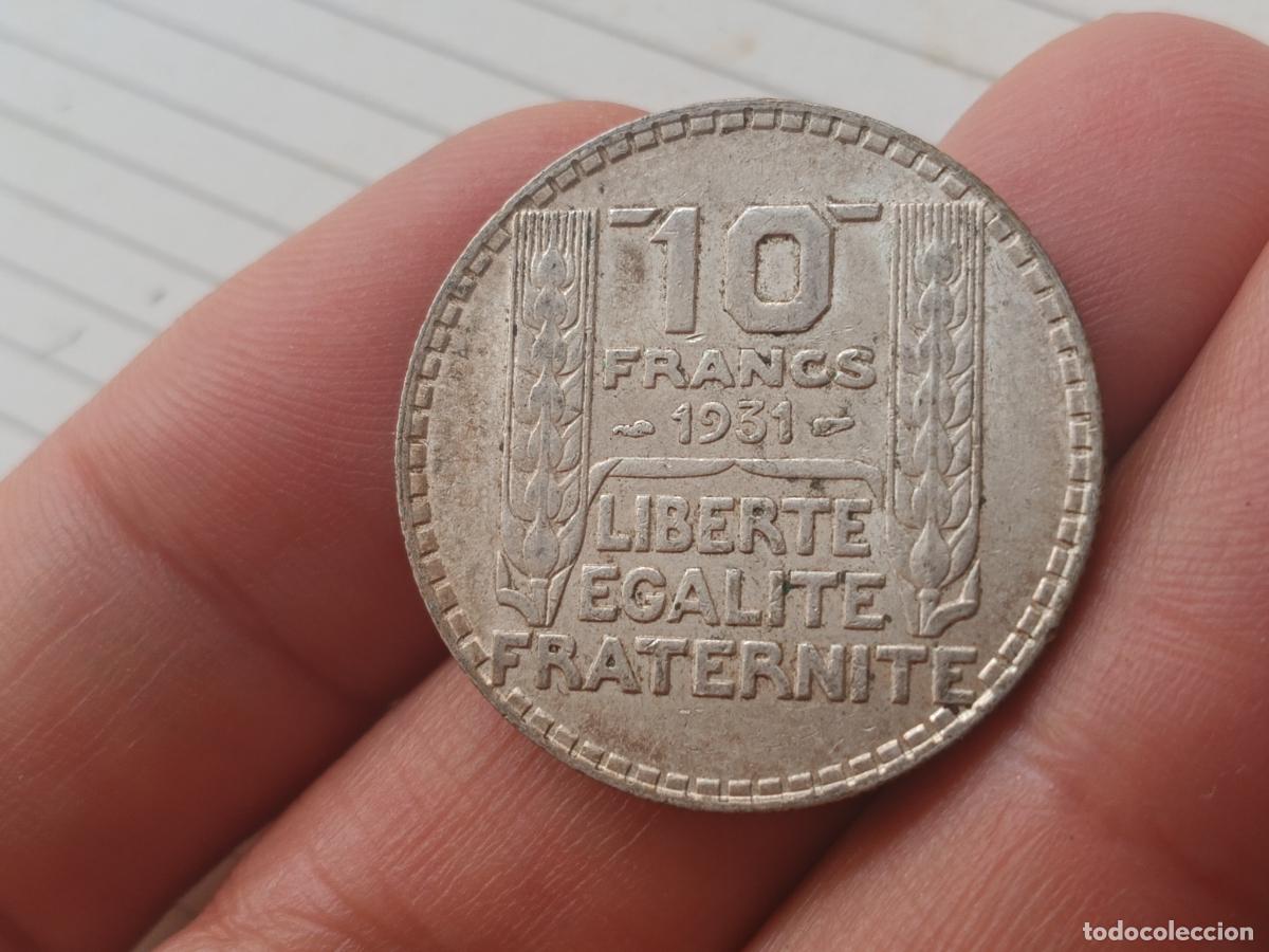 Postales: Francia 10 francos de plata 1931