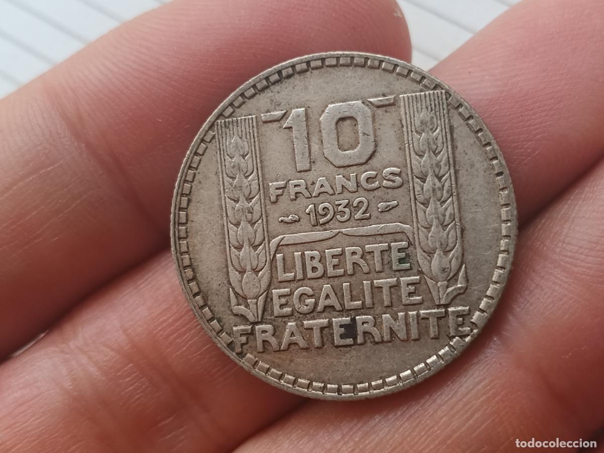 Postales: Francia 10 francos de plata 1932