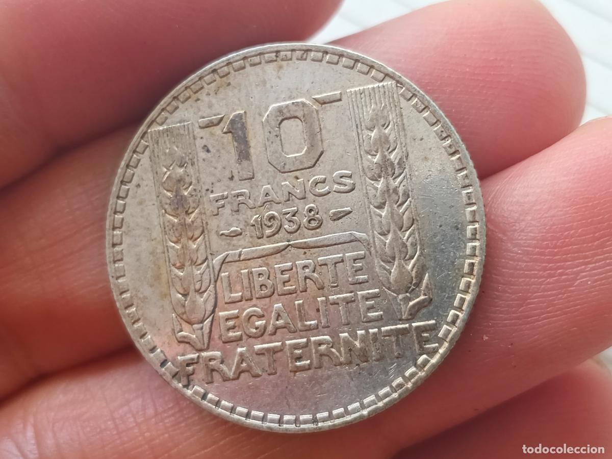 Postales: Francia 10 francos de plata 1938