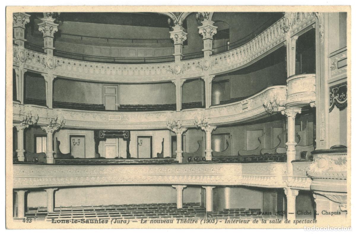Postales: LONS LE SAUMIER_Th&eacute;&acirc;tre_B.F. & R. Chapuis 423 / Teatros Francia