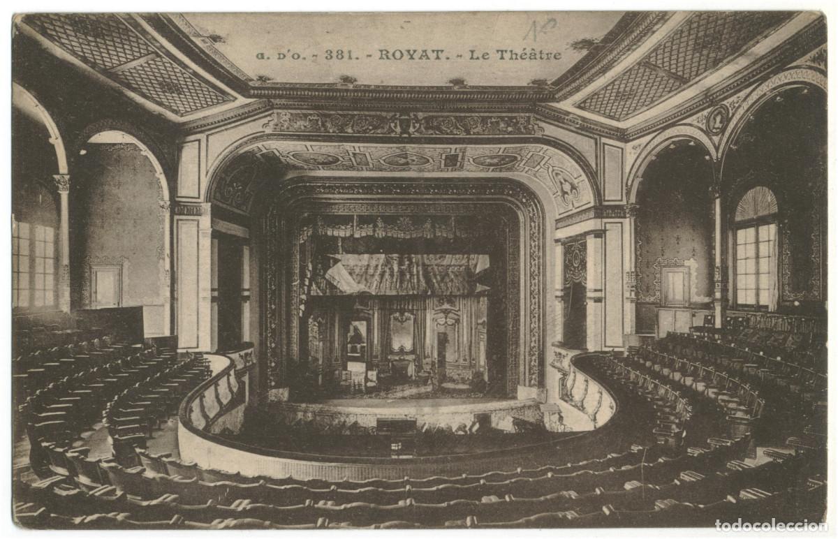 Postales: ROYAT_Th&eacute;&acirc;tre_J. Gouttefangeas 381 / Teatros Francia
