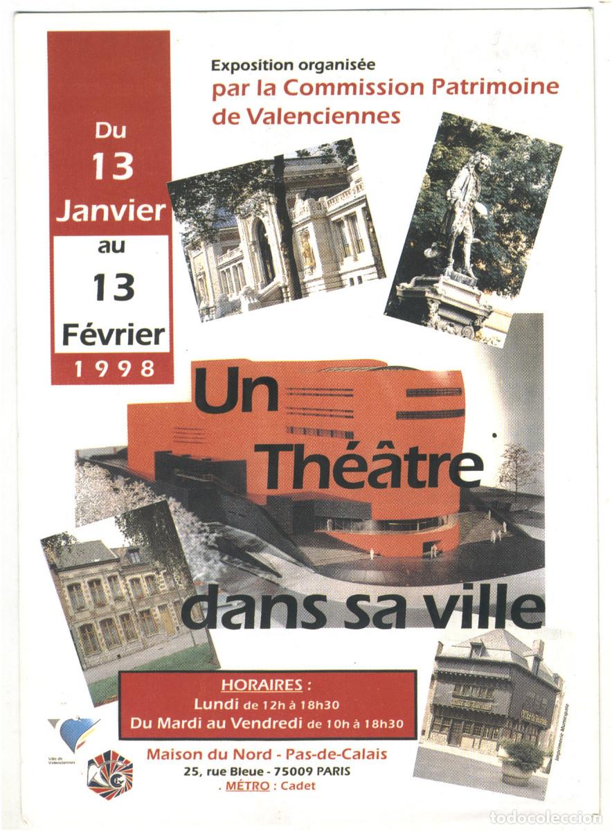 Postales: VALENCIENNES_Th&eacute;&acirc;tre Le Ph&eacute;nix_Impr. Municipale / Teatros Francia