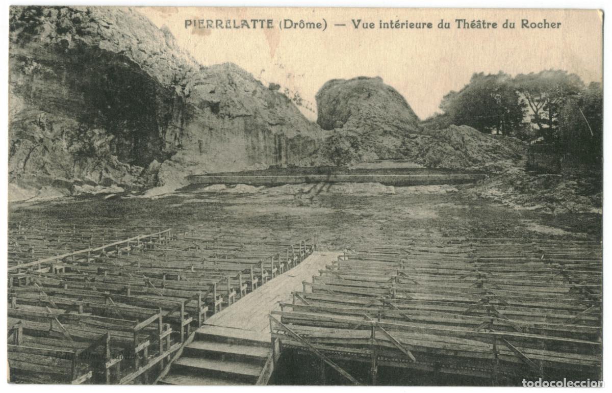 Postales: PIERRELATE_Th&eacute;&acirc;tre du Rocher_Blanc / Teatros Francia