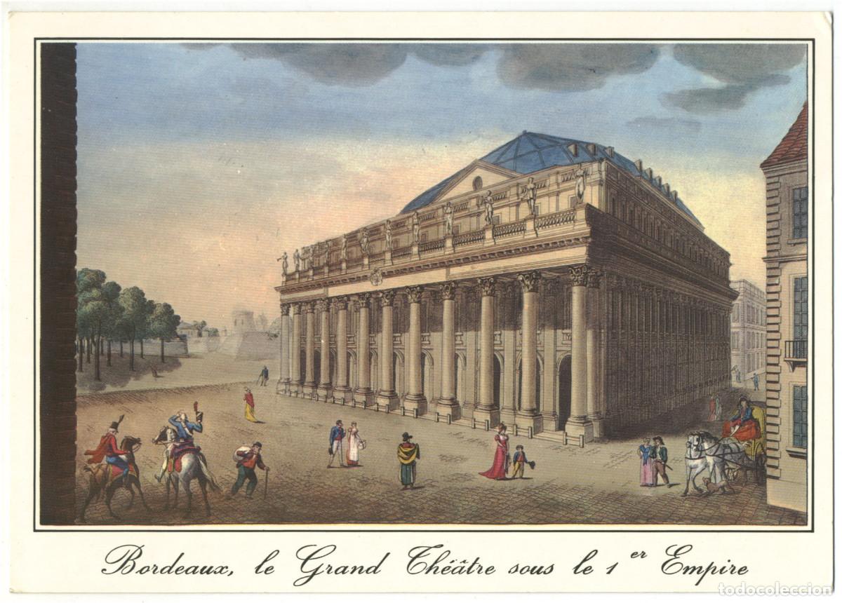 Postales: BORDEAUX_Grand Th&eacute;&acirc;tre_L. Chatagneau 4812 / Teatros Francia
