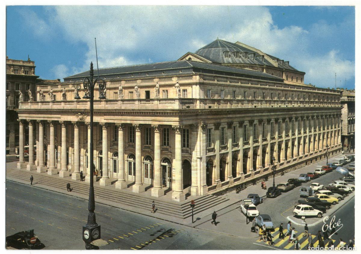 Postales: BORDEAUX_Grand Th&eacute;&acirc;tre_L. Chatagneau 4768 / Teatros Francia