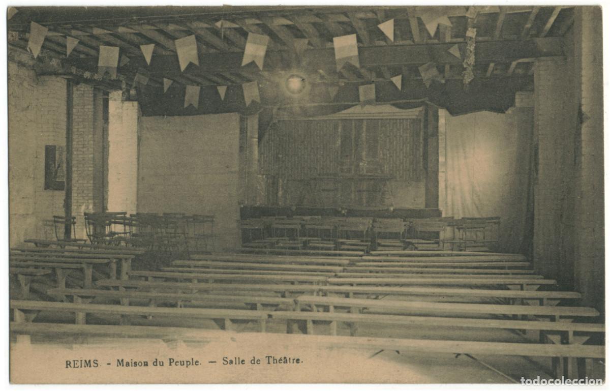 Postales: REIMS_Maison du Peuple_Sin datos / Teatros Francia