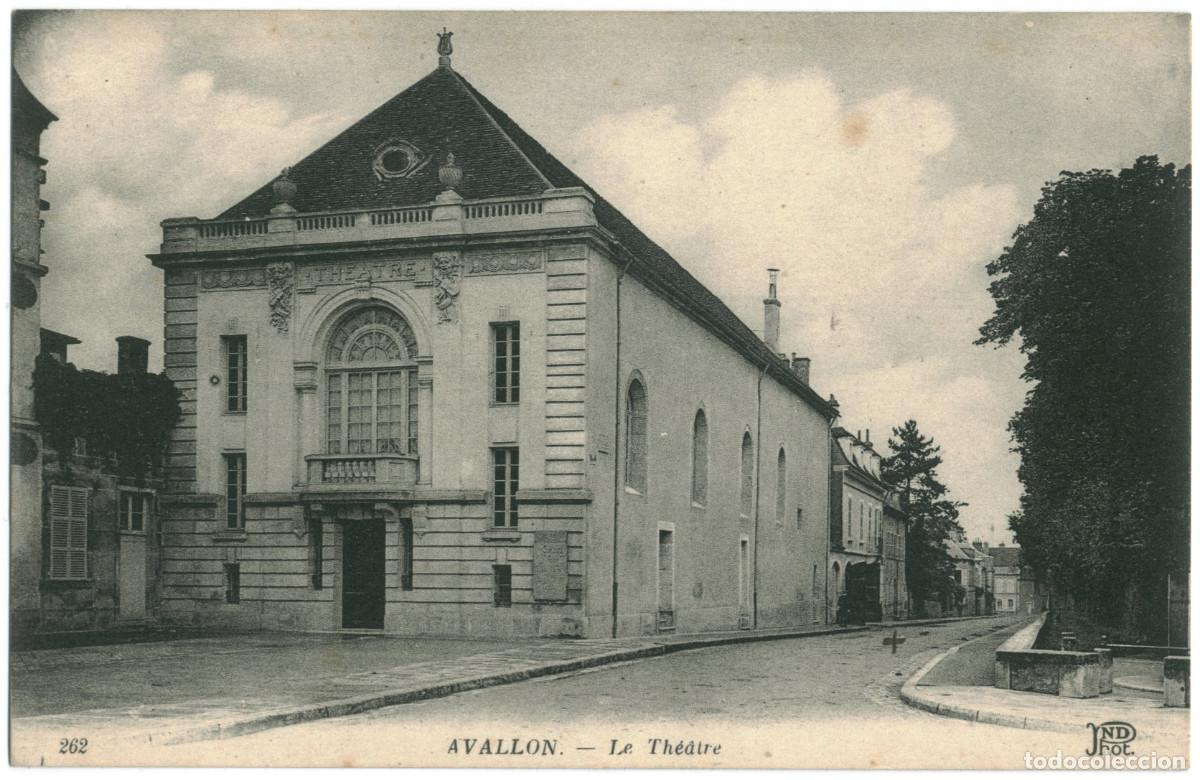Postales: AVALLON_Th&eacute;&acirc;tre_Neurdein; 262 / Teatros Francia