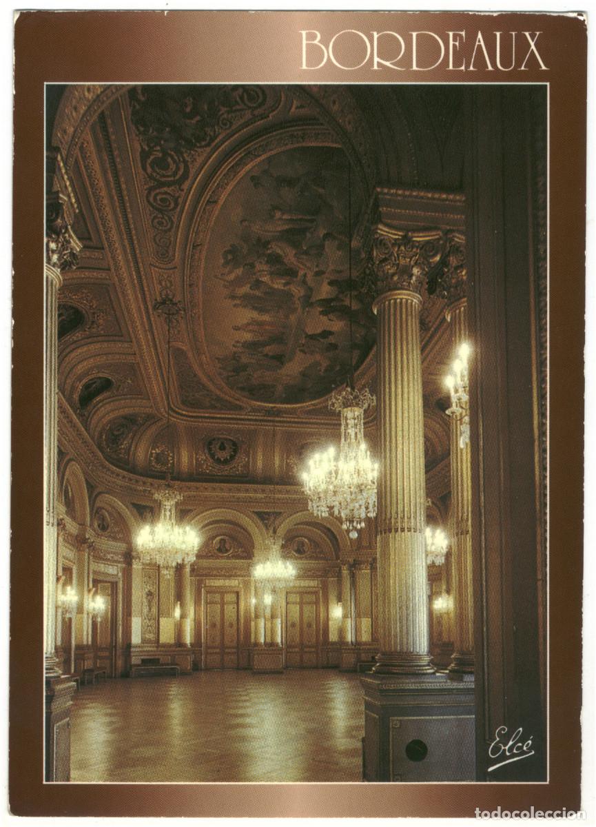Postkarten: BORDEAUX_Grand Th&eacute;&acirc;tre Foyers_Elcle / Teatros Francia