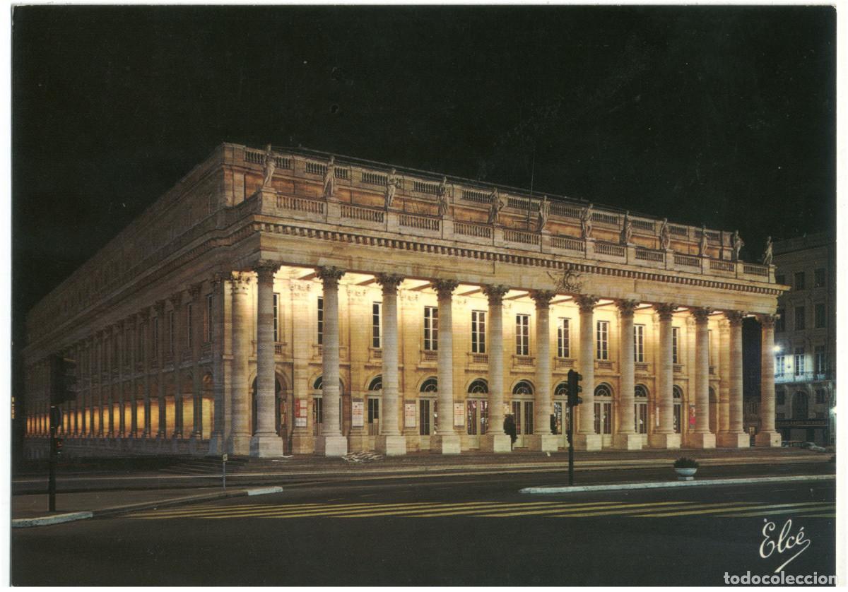Postkarten: BORDEAUX_Grand Th&eacute;&acirc;tre_L. Chatagneau 4791 / Teatros Francia